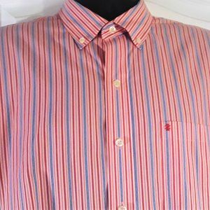 SOLD!!!  IZOD LONG SLEEVE BUTTON DOWN MULTI COLOR XL SHIRT